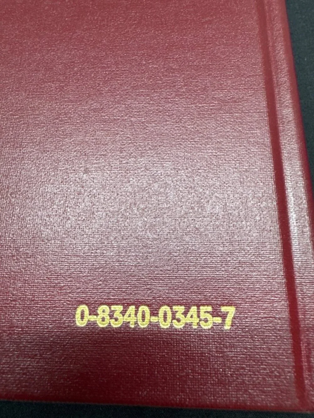 Holy Bible King James Version Keystone Pew Edition Red Hardcover 1978 National P